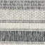 Tapis d'intérieur / extérieur gris / noir tissé à la machine Maiah-1843202832