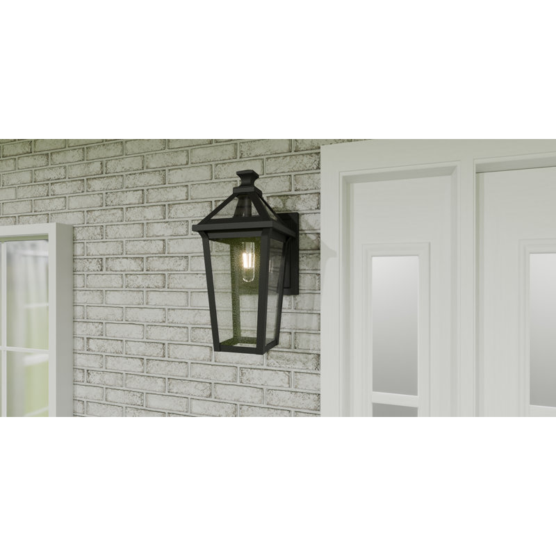 Lanterne murale d'extérieur noir mat 1 lumière Frimmy