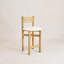 Teddy Upholstered Stool with Solid Wood Frame