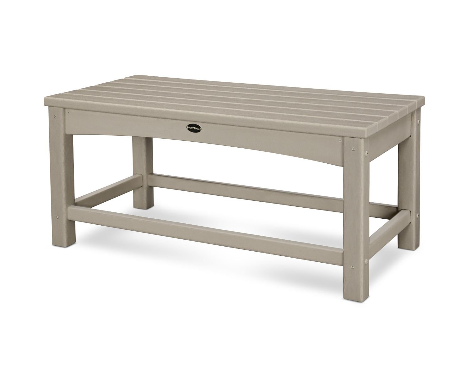 POLYWOOD Club Coffee Table, Sand