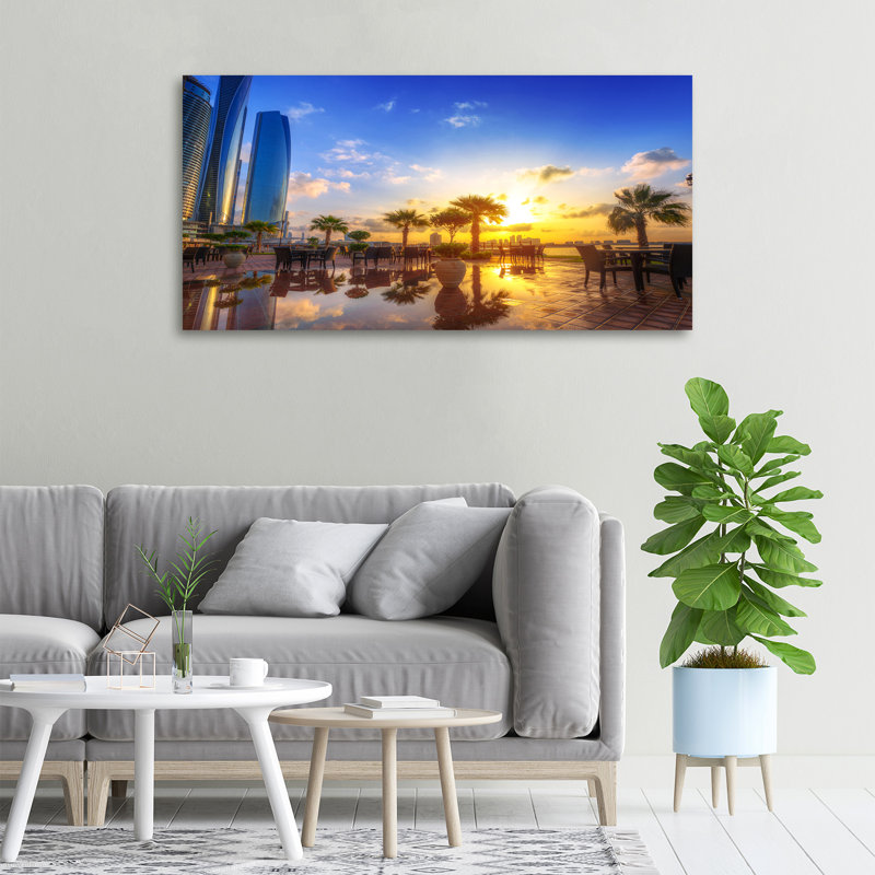 Abu Dhabi East - Wrapped Canvas Print