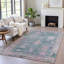 Machine Washable Indoor/Outdoor Xhevrie Green Rug-111825026