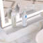 Grand miroir de salle de bain avec DEL 32 x 40 - Fixation murale, brouillard, éclairage écoénergétique, couleur réglable