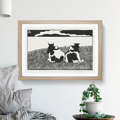 Cows by Samuel De Mesquita - Picture Frame Graphic Art