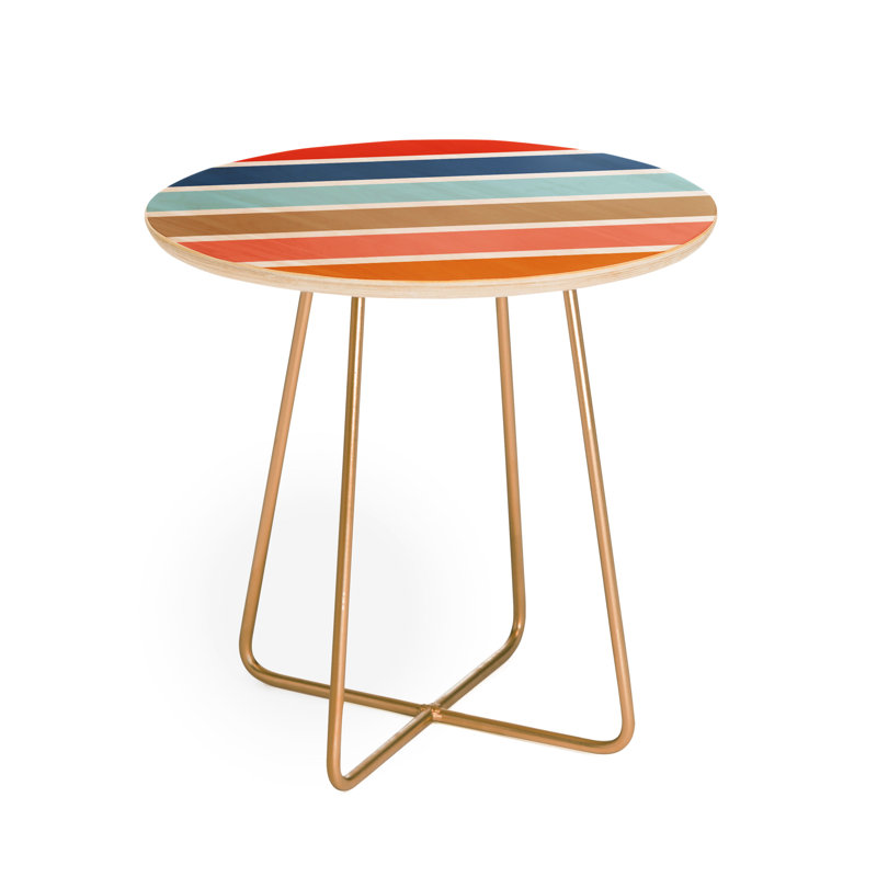 Table de bout six rayures Fimbis
