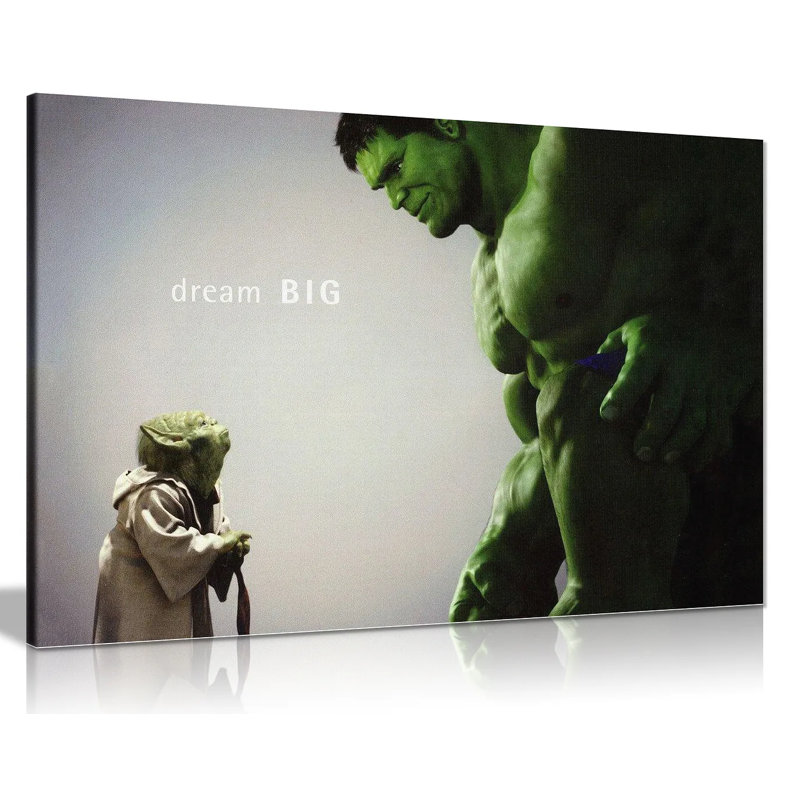 The Hulk Comic Book - Wrapped Canvas Print, 41cm H x 61cm W