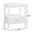 White 1-Drawer Nightstand-2102306262