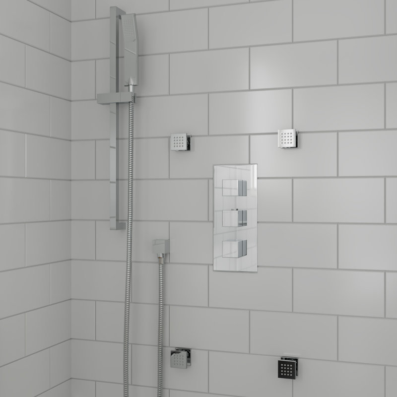Full/Standard Handheld Shower Head 2.5 GPM GPM, Polished Chrome