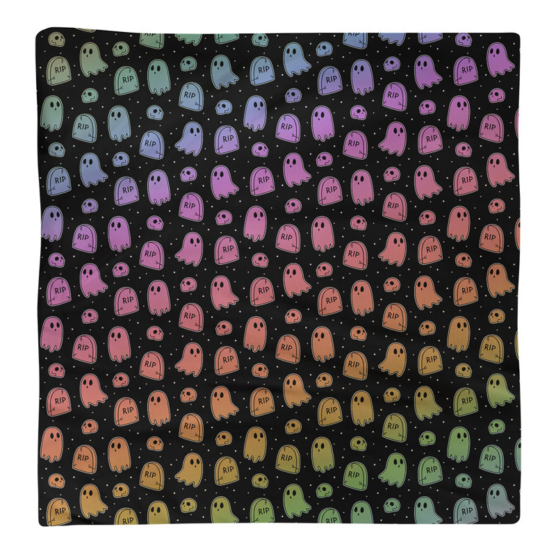 Polyester Abstract Square Napkin, 0.1" H x 10" W x 10" D, Cotton Twill, Blue