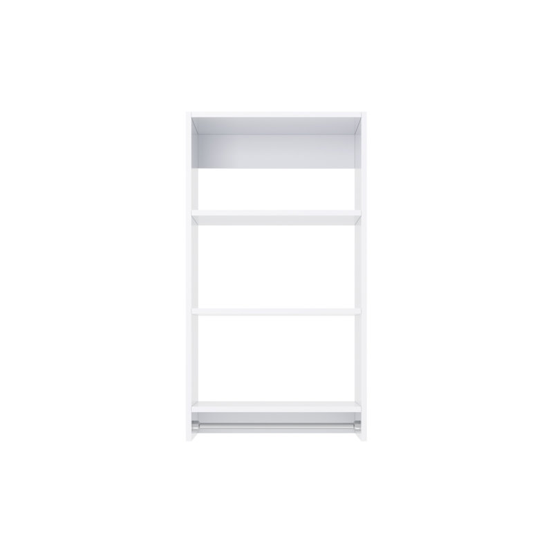 Medium Hanging Unit in White, 36" H x 19.5"  W x 14" D