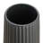Round Stoneware Fluted Vase with Embossed Lines-1218802716