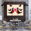 «Love Birds Family Contemporary Bird Nature», art mural-129092613