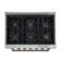 ProLine Range Hoods 36" 4.5 Cubic Feet Natural Gas Freestanding Convection Range