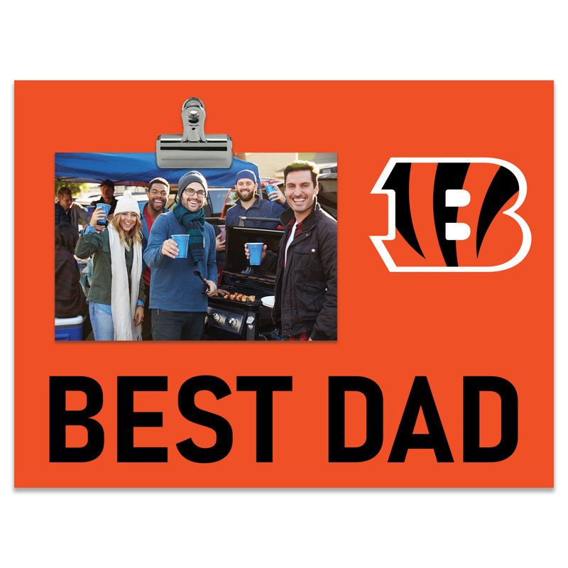 Cincinnati Bengals Bright Line - Best Dad Clip Frame