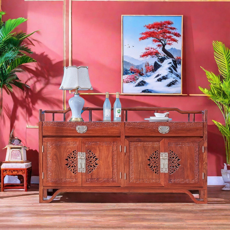 Buffet chinois en bois massif