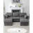 Calkins Modular Couch Sofa Storage Seats & Double Storage Ottomans-105841230