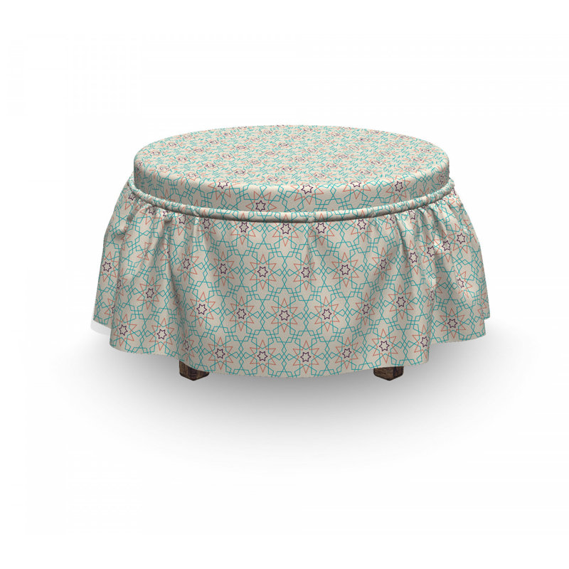 Housse pour repose-pieds mosaïque oriental
