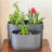 French Country Style Oval Planters, Set Of 2