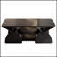 Table basse de coin rectangulaire en bois d'ingénierie avec tablettes ouvertes, assemblage facile et structure robuste pour les salons modernes-858373922