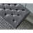 Button Tufted Upholstered Bench Nailhead Trim-1503533423