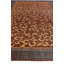 Tapis vintage en laine rouille beige / gris / brun fait à la main de style Art déco rétro Mid-Century 20 pi 9 po x 14 pi