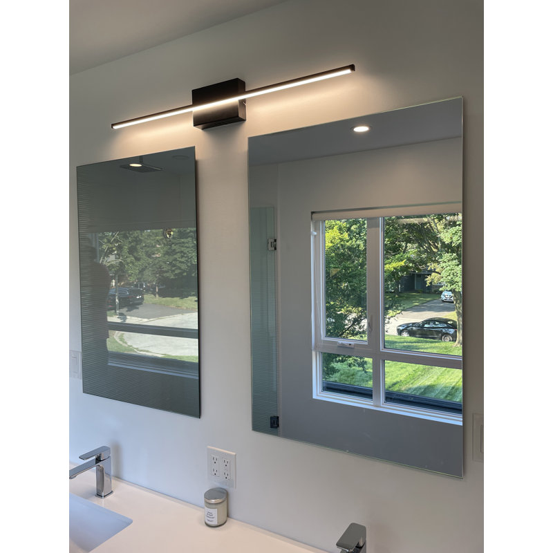 Bryanne LED Flush Mounted Sconce, Matte Black