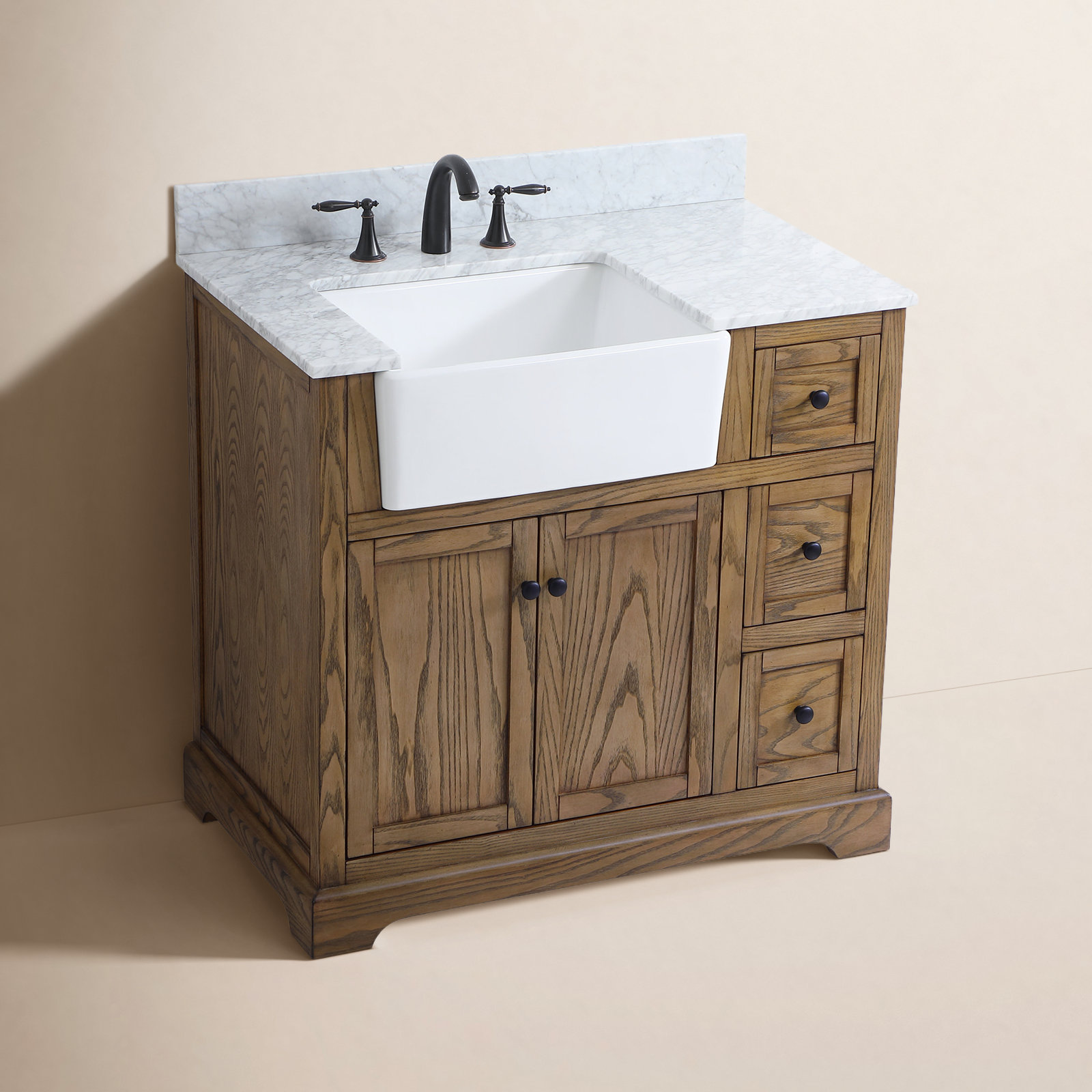 Pardue 36'' Single Bathroom Vanity, Driftwood