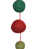 Rouge / lime / vert