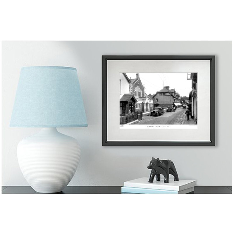 Porlock, High Street 1927 - Single Picture Frame Print, 45cm H x 60cm W x 2.3cm D
