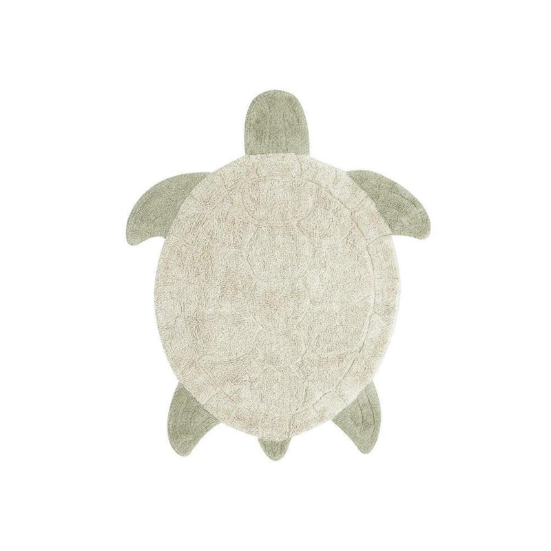 Tapis rectangulaire en coton tissé à la main Sea Wonders