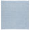 Tapis bleu en coton recyclé et viscose Elyh