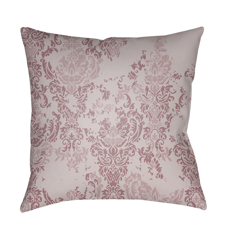 Prom Damask Throw Pillow, Lilac