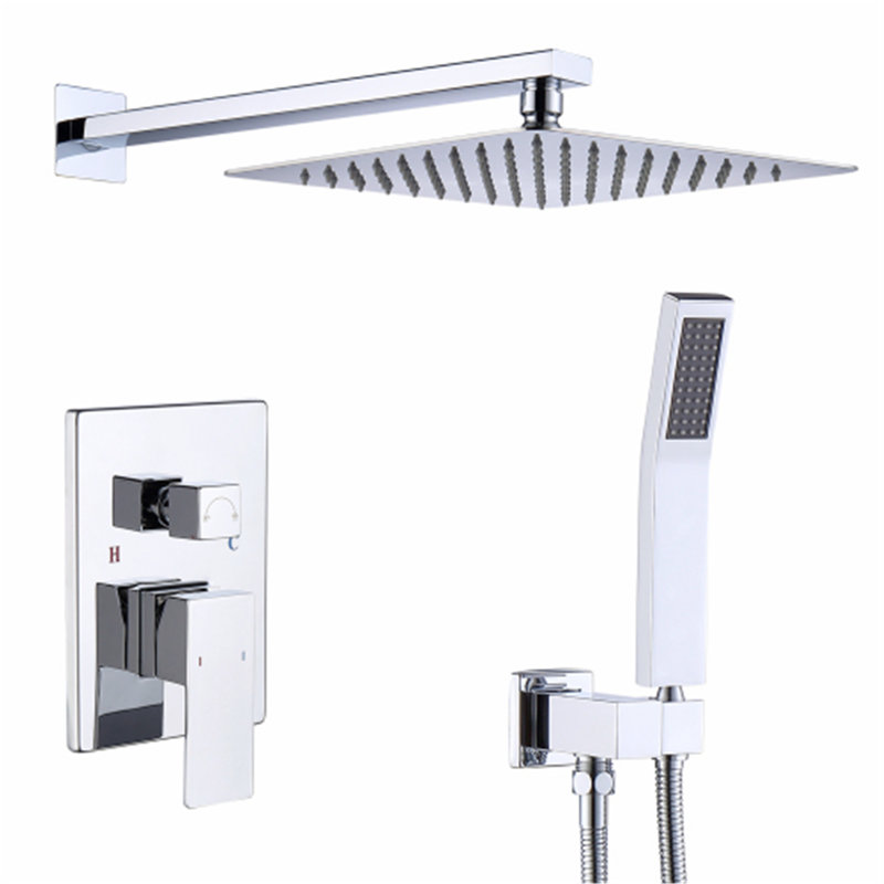 Wall Mounted Shower Only Faucet, Chrome