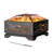32 Inch Wood Burning Fire Pit, American Flag Firepits for Outside