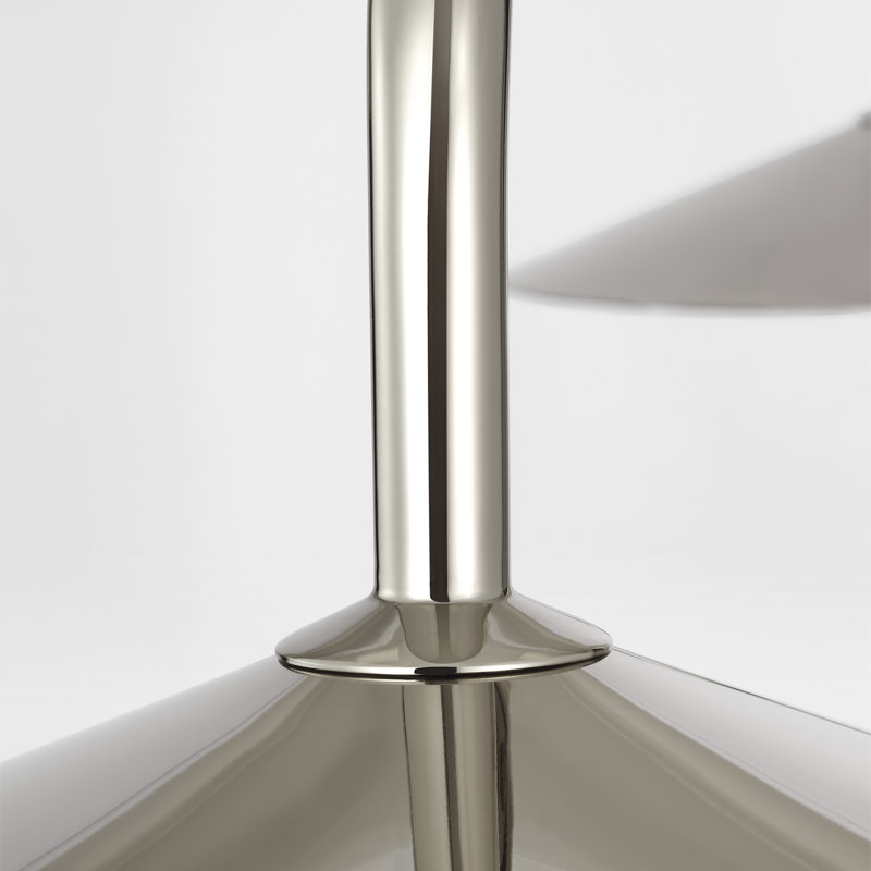 Amber Lewis Ponce 62" Linear Pendant, Nickel, Polished Nickel