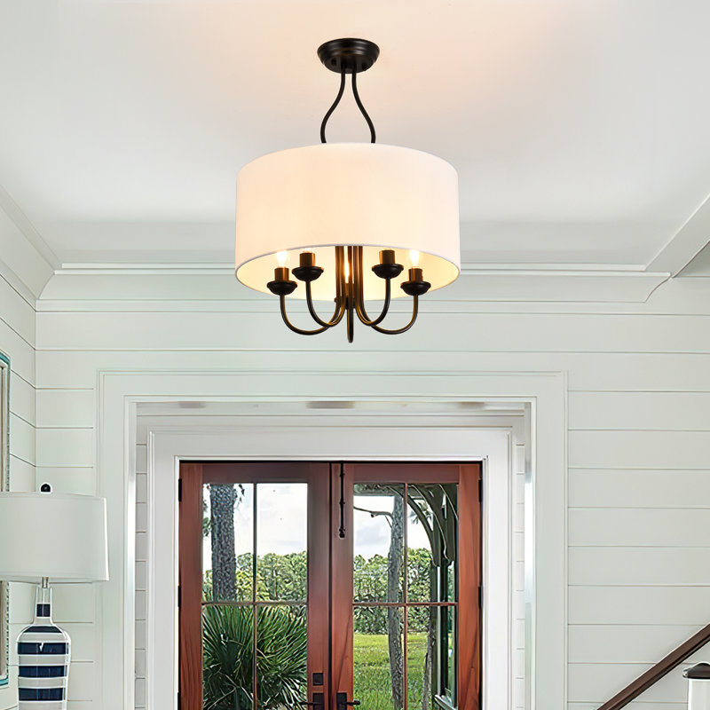 Plafonnier semi-encastré 5 lumières