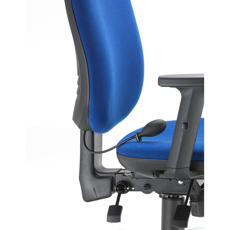 Vermont Polyester Blend Office Chair, Blue