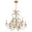 Miquesha 6 Light Antique Gold Chandelier