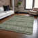 Machine Washable Indoor/Outdoor Claudian ACN1644 Olive Rug