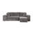 Kirkbride 105'' Linen Square Arm Sleeper-1128089372