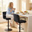 Tabourets de bar rembourrés en velours Mid-Century-911706677