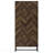 8-Shelf Accent Cabinet