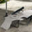 Tanning Chaise Lounge Chair, 4-Position Beach Chair With Face & Arm Holes