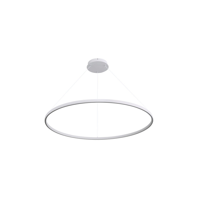 Lustre à DEL 35 po Veritas, Blanc sable