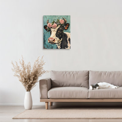 «Rose Crown Cow Canvas», conception par LSR Creative Studio