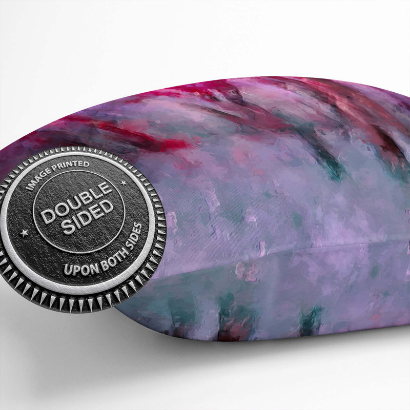 Abstract Square Throw Cushion, 55 x 55 cm
