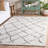 Zettie Berber Shag Performance Geometric Rug-38041977