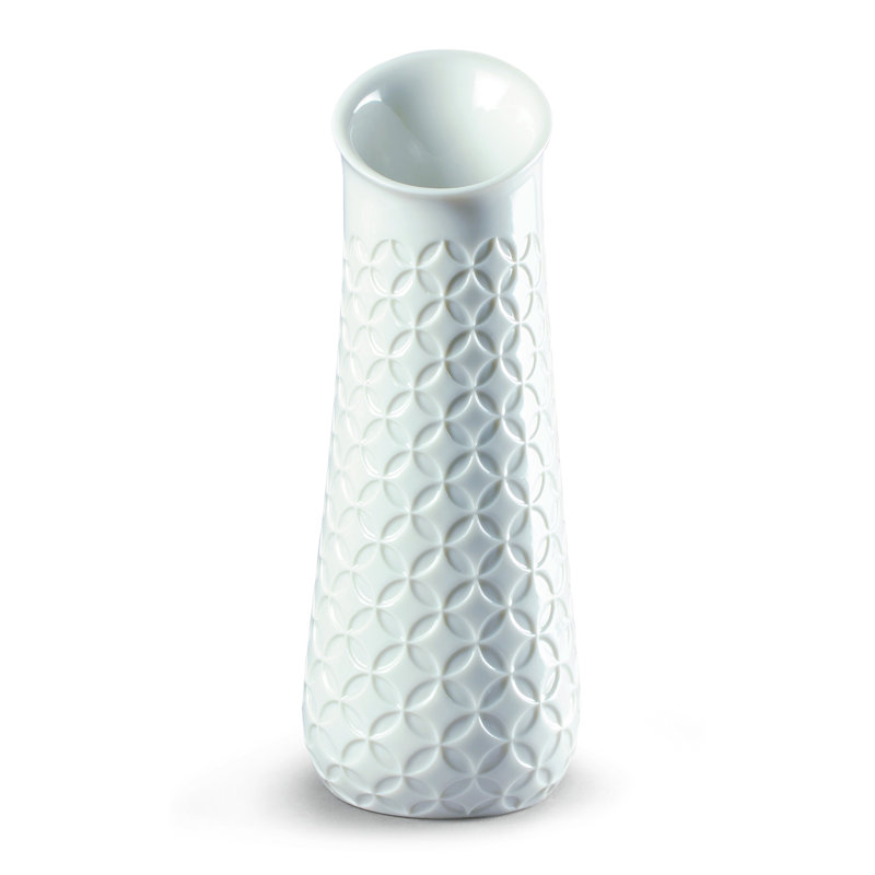 Vase de table en porcelaine blanche Hitoiki