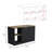 Kitchen Island Padua, Kitchen, Black