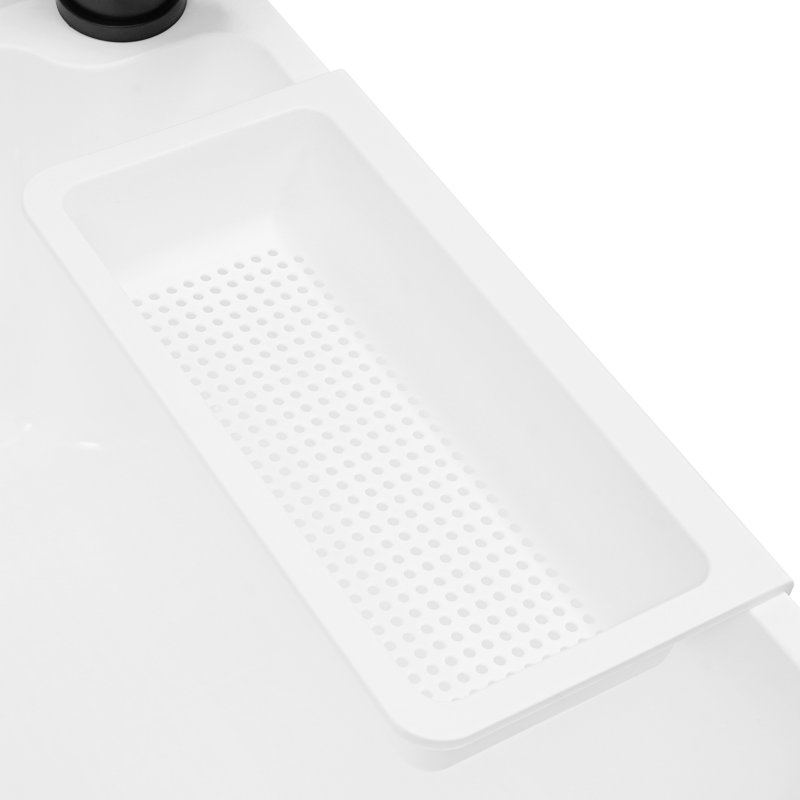 Wall-Mounted Laundry Sink, Natural
